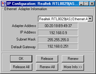ip config