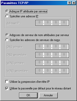param&egrave;tres