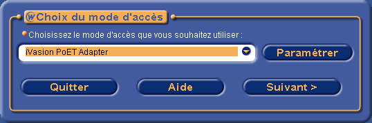 mode d'accès
