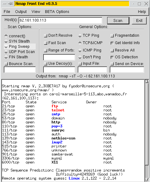 nmap